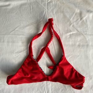 Red reversable bikini set